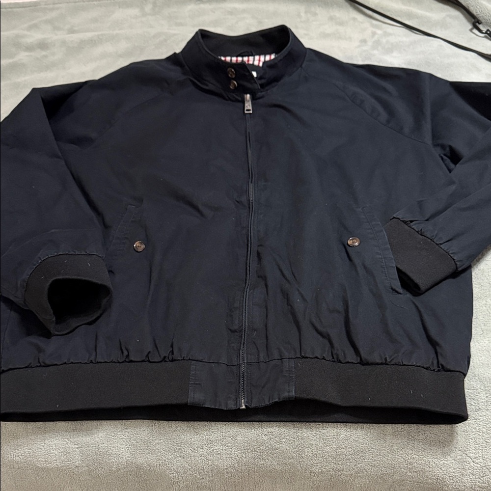 Ben Sherman Black Bomber Jacket